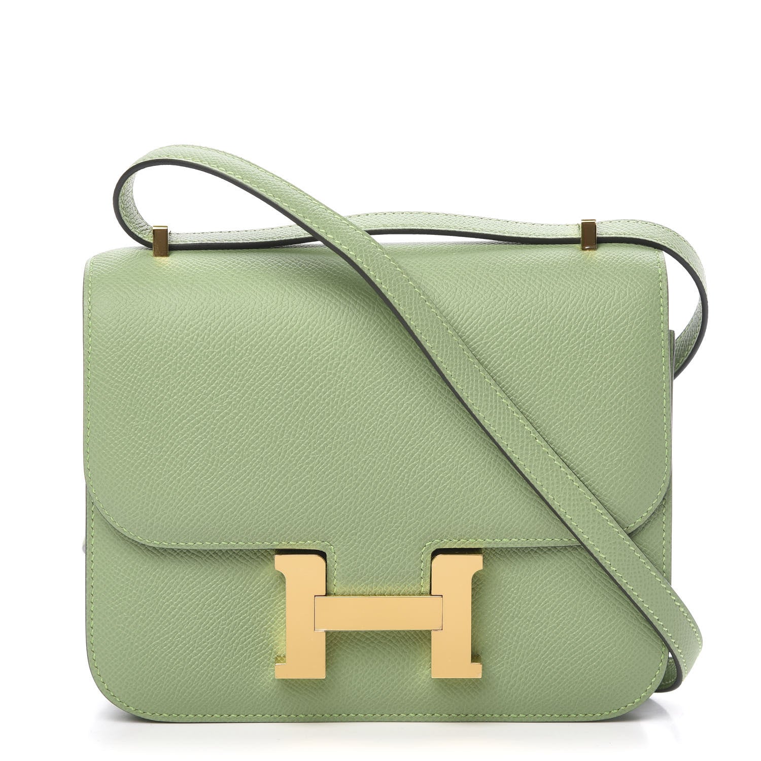 Hermes Epsom Constance 18 Vert Criquet 1 of 21