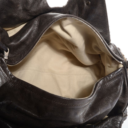Chloe Python Silverado Shoulder Bag Dark Brown 8 of 11