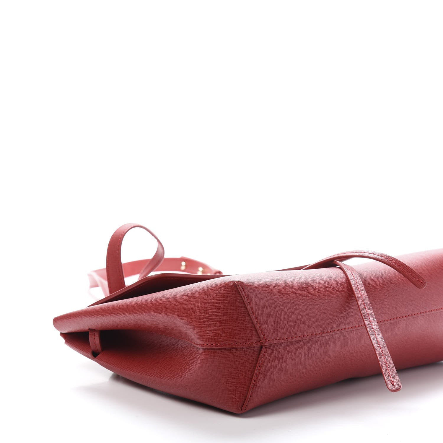 Mansur Gavriel Saffiano Mini Lady Bag Flamma 8 of 10