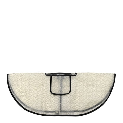 Chanel PVC Calfskin Coco Bag Raincoat White Black 2 of 6