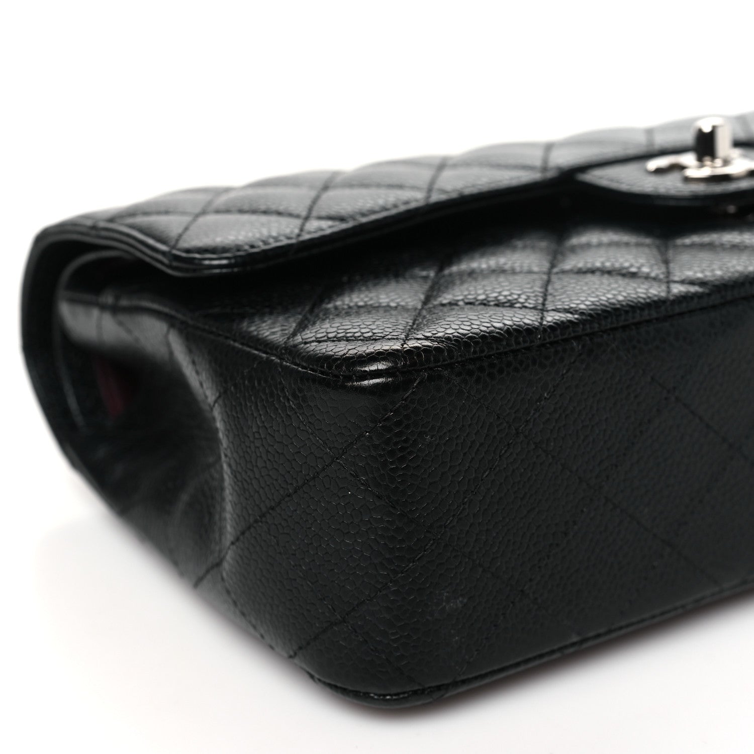 Chanel Caviar Quilted Medium Double Flap Black 9 of 13