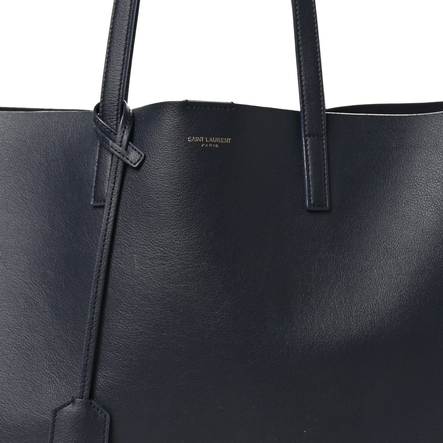 Calfskin Large Shopping Tote Deep Marine