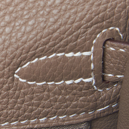 Hermes Togo Kelly Retourne 25 Etoupe 23 of 33