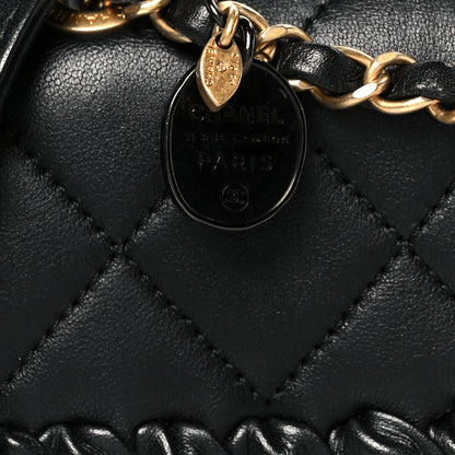 Chanel Calfskin Braided Mini My Own Frame Flap Black 9 of 12