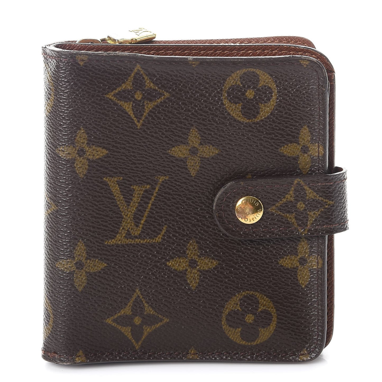 Monogram Compact Zippe Zipped Wallet