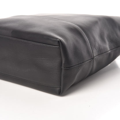 Bottega Veneta Smooth Matte Calfskin Bucket Bag Black 6 of 10