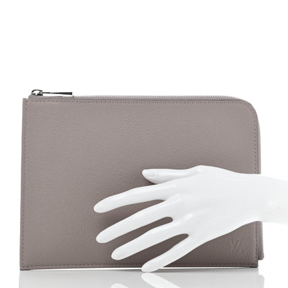 Louis Vuitton Calfskin Pochette Jour PM Taupe 2 of 9