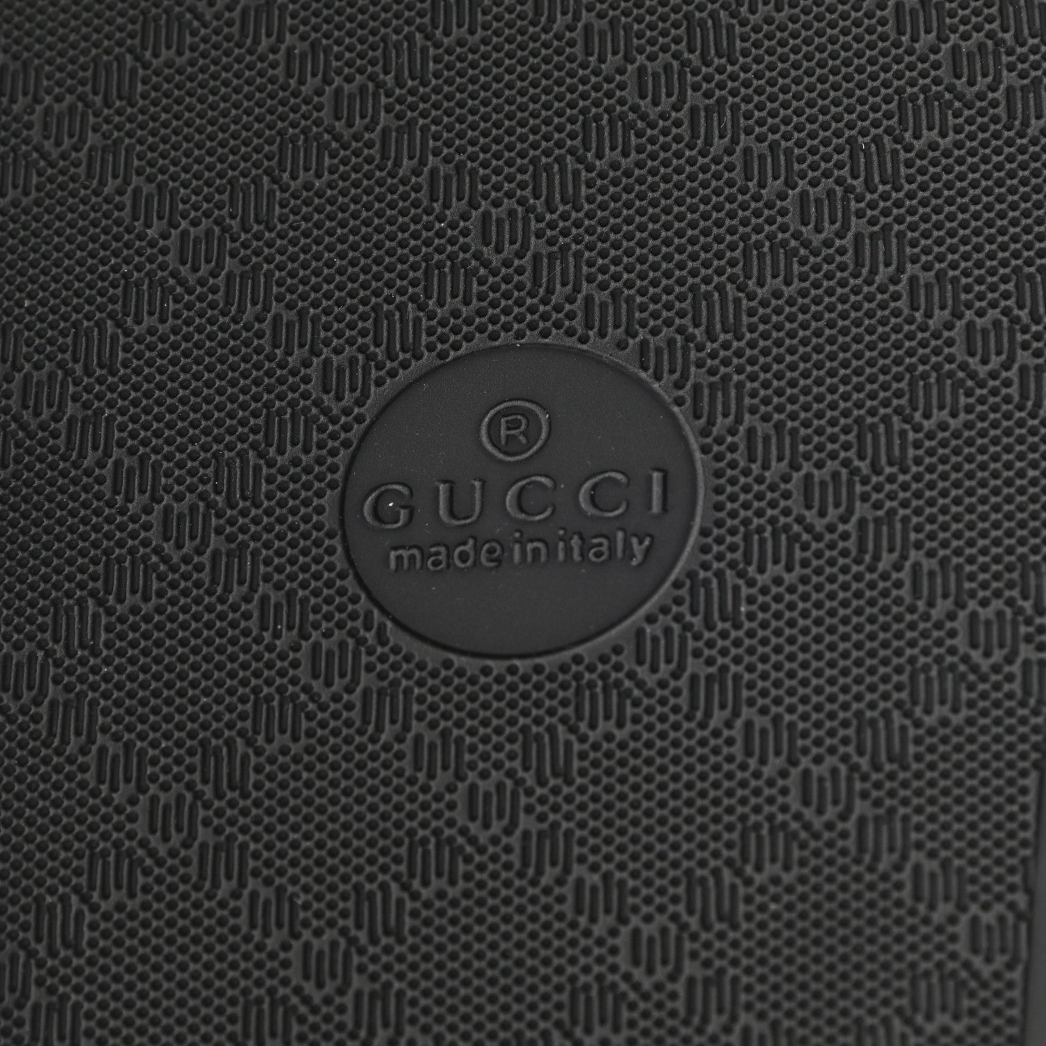 Gucci Microguccissima Mens Slide Sandals 8 Black 6 of 9