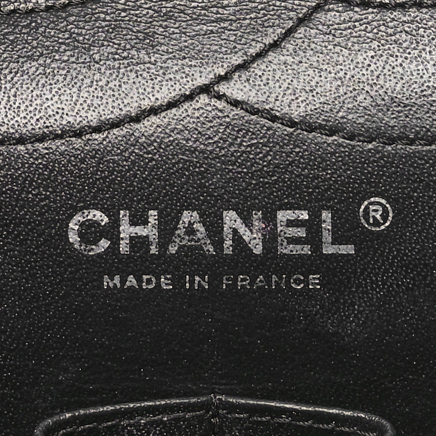 Aged Calfskin Chevron Quilted 2.55 Reissue 227 Flap So Black