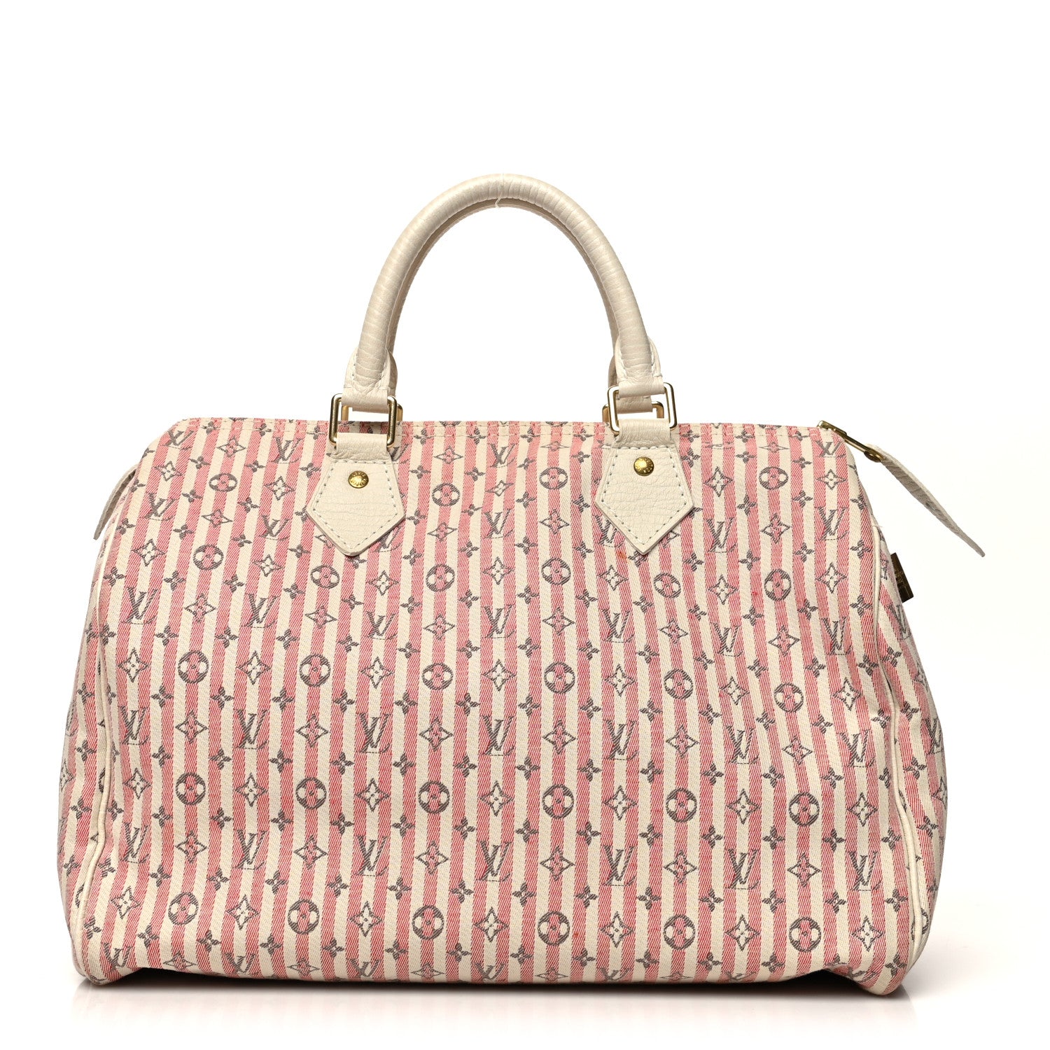 Louis Vuitton Mini Lin Croisette Speedy 30 Rouge 1 of 7