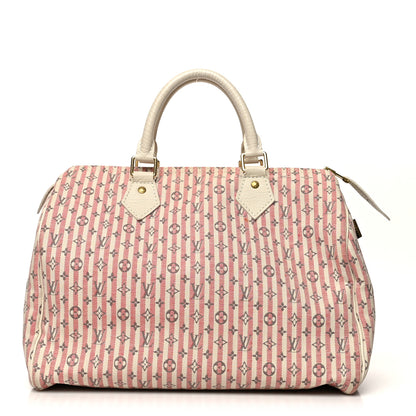 Louis Vuitton Mini Lin Croisette Speedy 30 Rouge 1 of 7