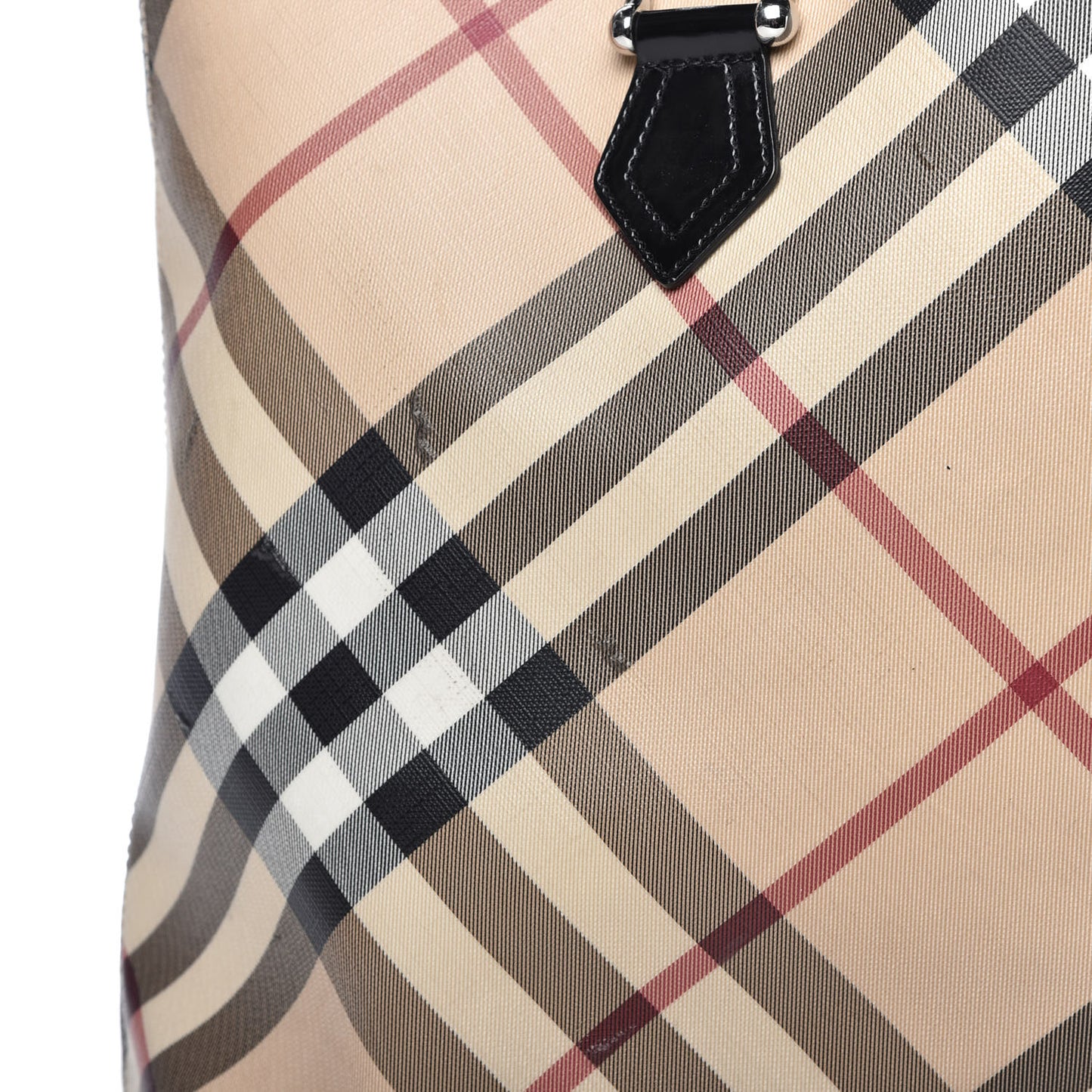 Nova Check Large Nickie Tote Black