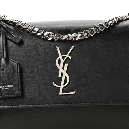Saint Laurent Calfskin Medium Monogram Sunset Black 8 of 10