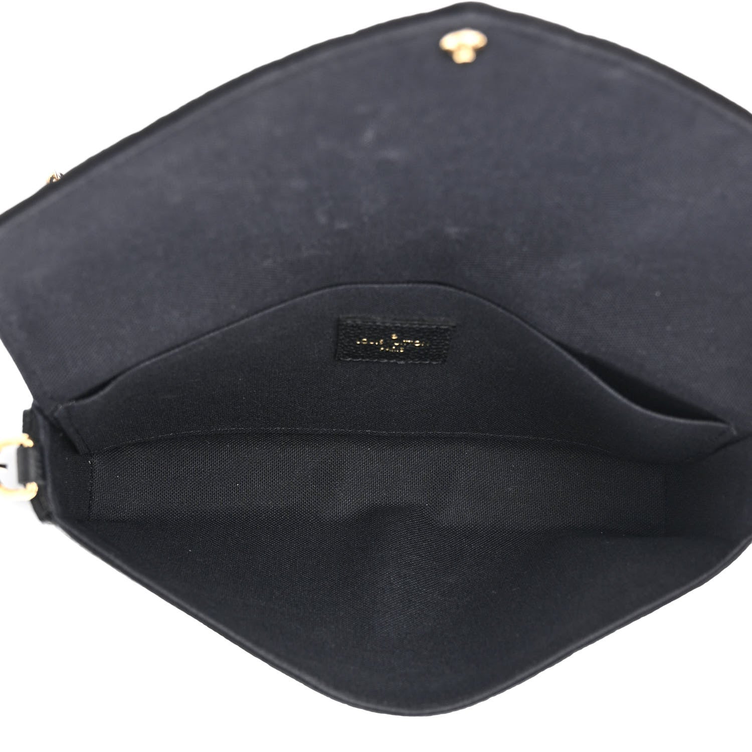 Louis Vuitton Empreinte Pochette Felicie Chain Wallet Black 5 of 10