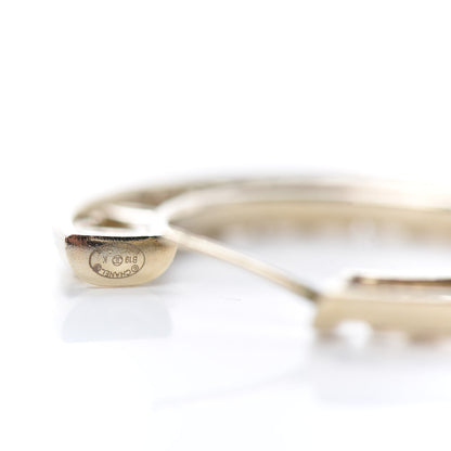 Chanel CC Hoop Earrings Gold 3 of 4