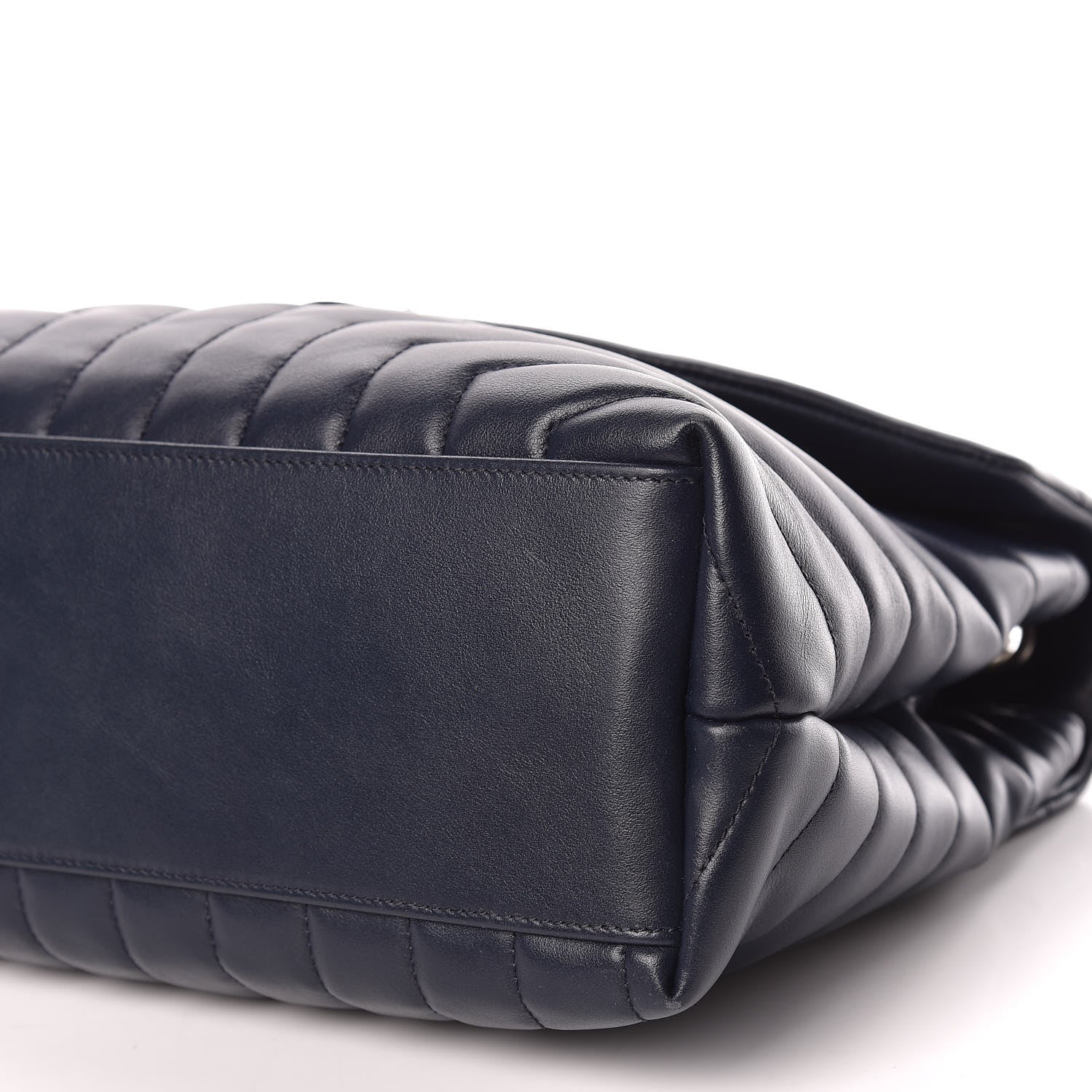Saint Laurent Calfskin Y Quilted Monogram Medium Loulou Chain Satchel Medium Blue 6 of 14