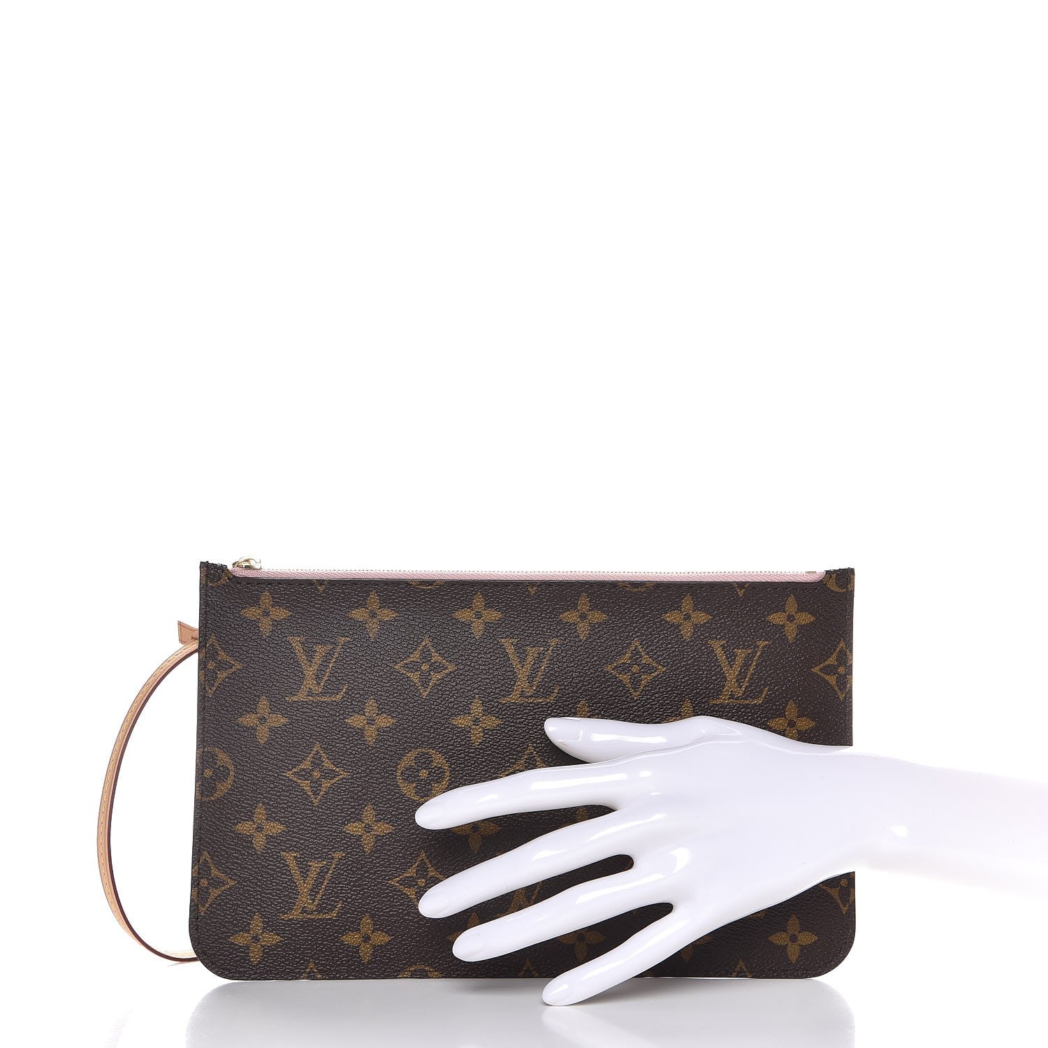 Louis Vuitton Monogram Neverfull MM GM Pochette Rose Ballerine 2 of 8