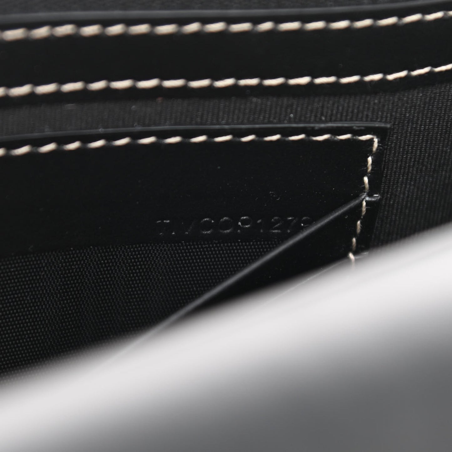 Cotton Canvas Horseferry Print Crossbody Black