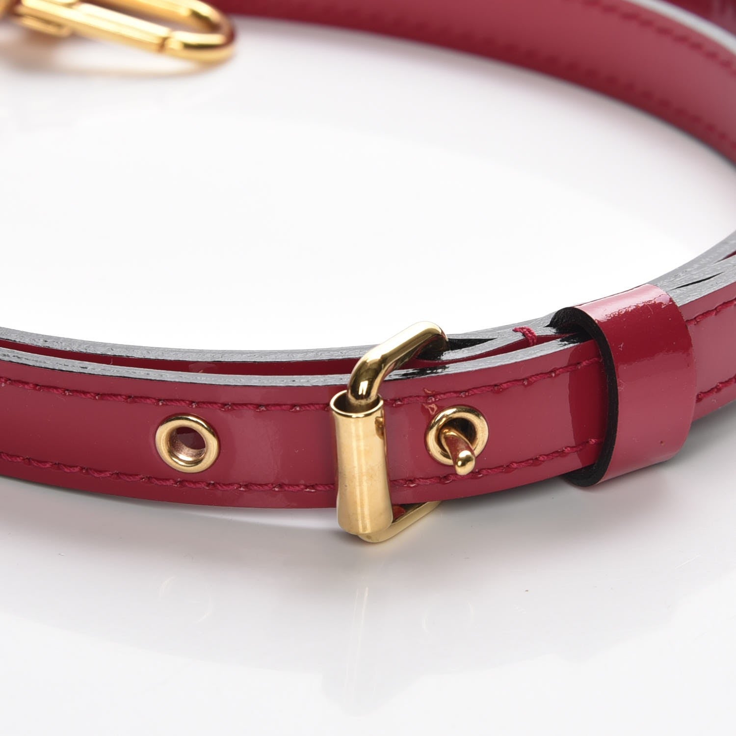 Louis Vuitton Patent 16mm Adjustable Shoulder Strap Rose Indien 4 of 5