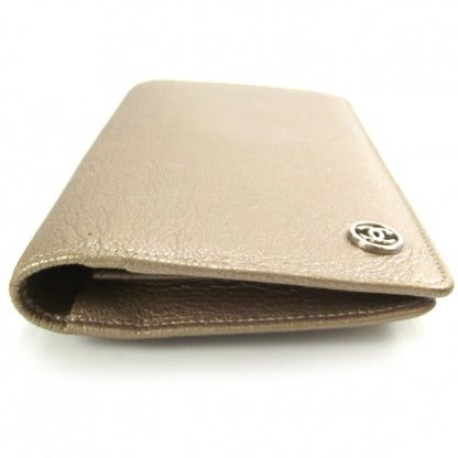 Chanel Leather Yen Wallet Gold 5 of 9