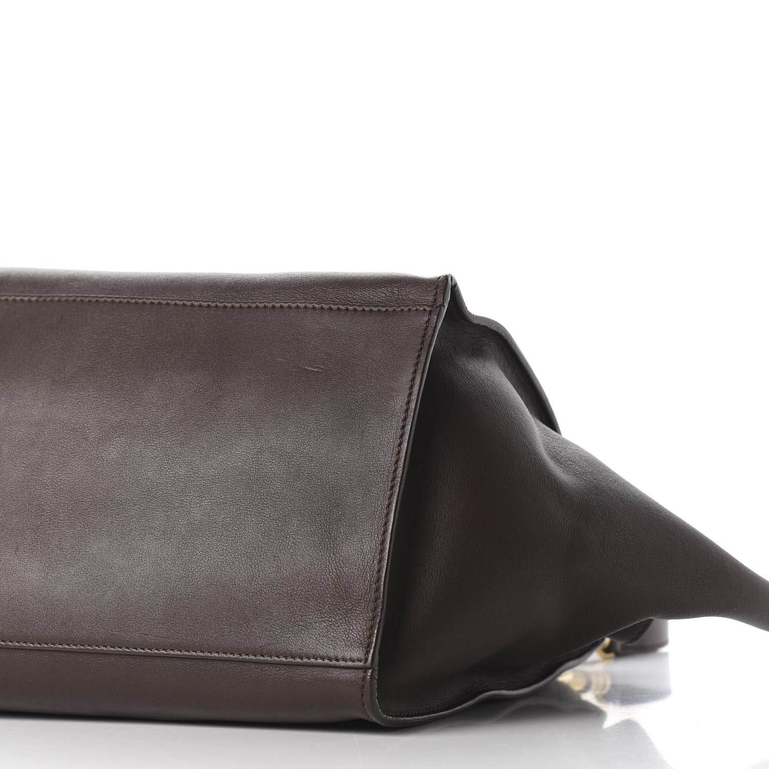 Celine Shearling Calfskin Medium Trapeze Grey 8 of 9