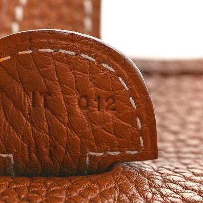 Hermes Taurillon Clemence Evelyne III PM Gold 7 of 10