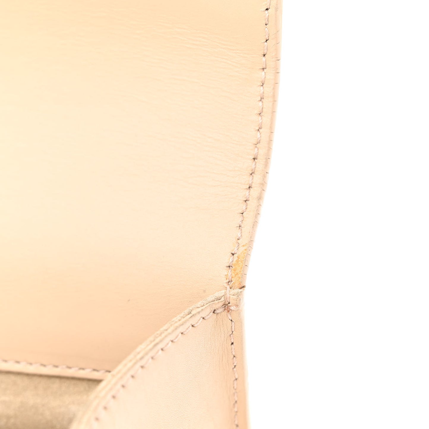Smooth Calfskin Classic Monogram Cassandre Clutch Nude