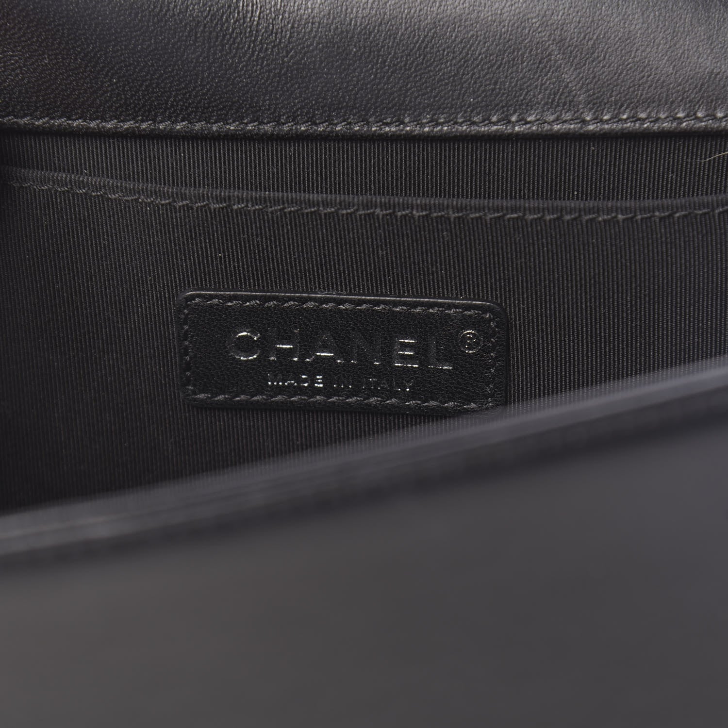 Chanel Calfskin Quilted Medium Boy Flap Black 6 of 14