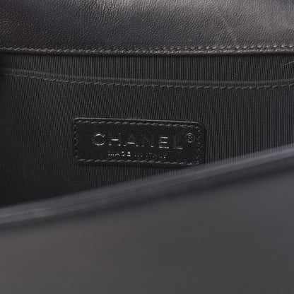Chanel Calfskin Quilted Medium Boy Flap Black 6 of 14