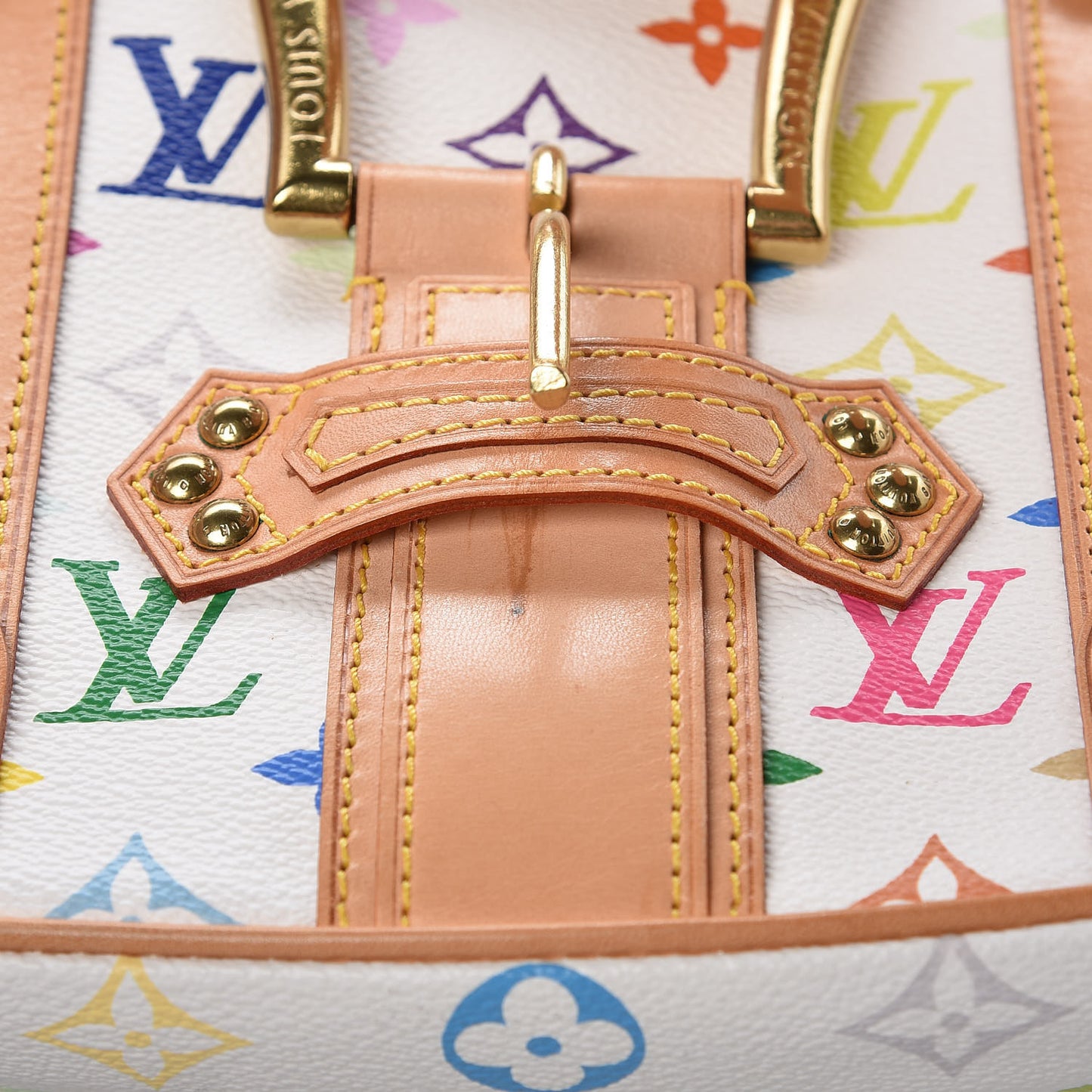 Monogram Multicolor Theda GM White