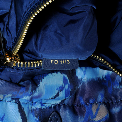 Louis Vuitton Nylon Monogram Ikat Noefull MM Grand Blue 7 of 9