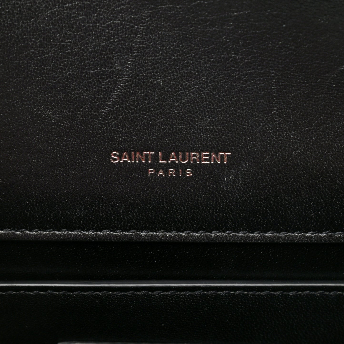 Suede Sequin Small Classic Monogram Kate Satchel Black