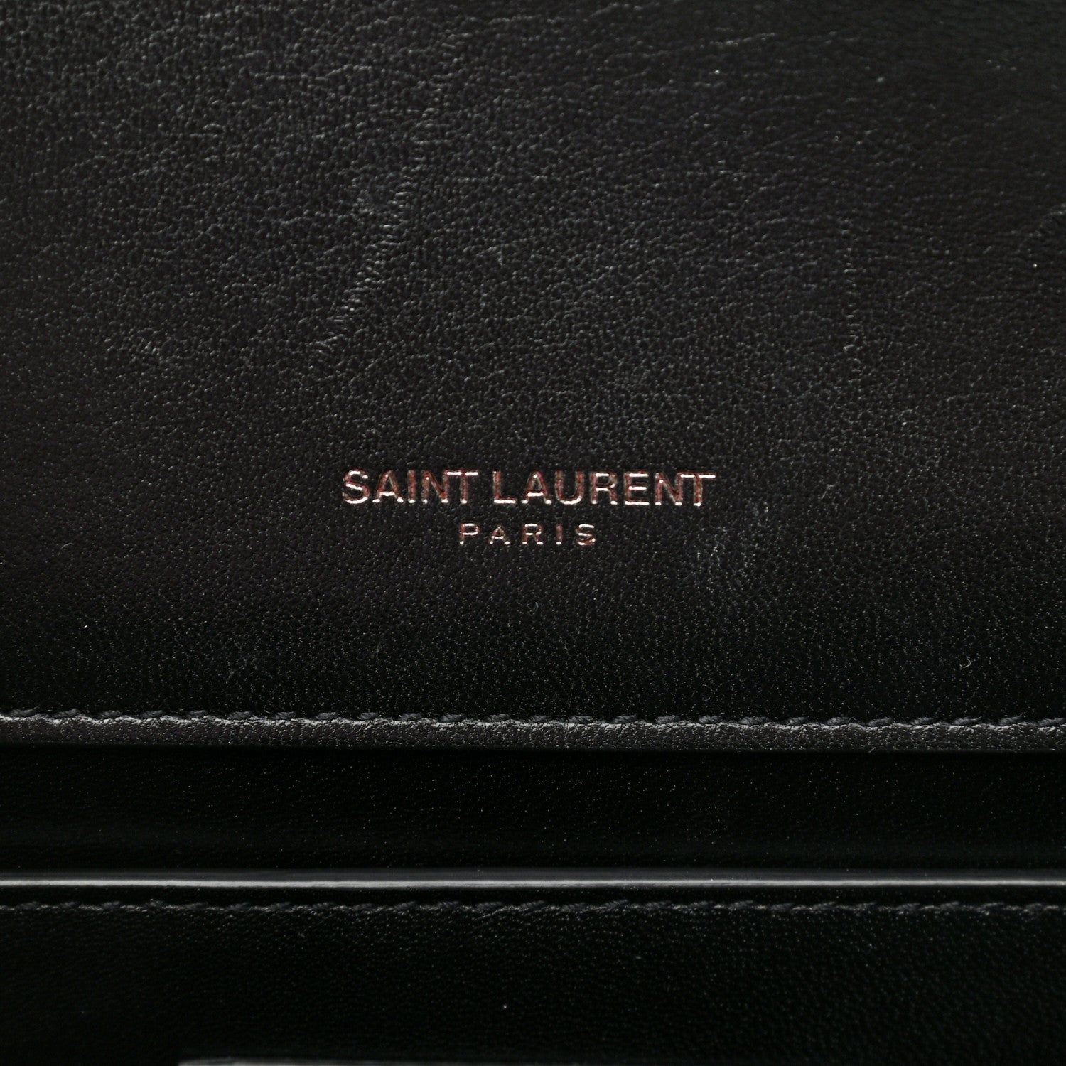 Saint Laurent Suede Sequin Small Classic Monogram Kate Satchel Black 6 of 11