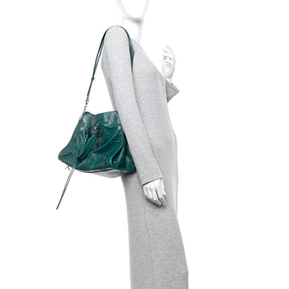 Balenciaga Arena Lambskin Classic Hardware Medium Le City Dark Emerald 2 of 10