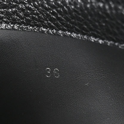 Givenchy Grained Calfskin Shark Lock Biker Ankle Boots 36 Black 7 of 8