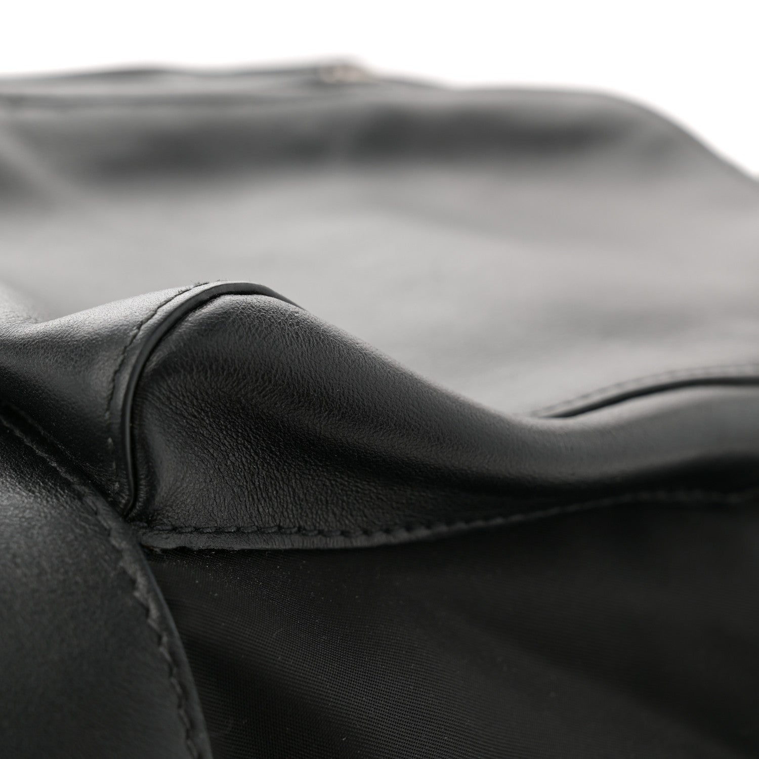 Prada Tessuto Nylon Soft Calfskin Pocket Backpack Black 11 of 11