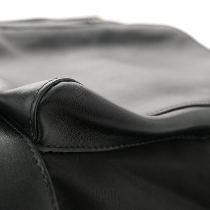 Prada Tessuto Nylon Soft Calfskin Pocket Backpack Black 11 of 11