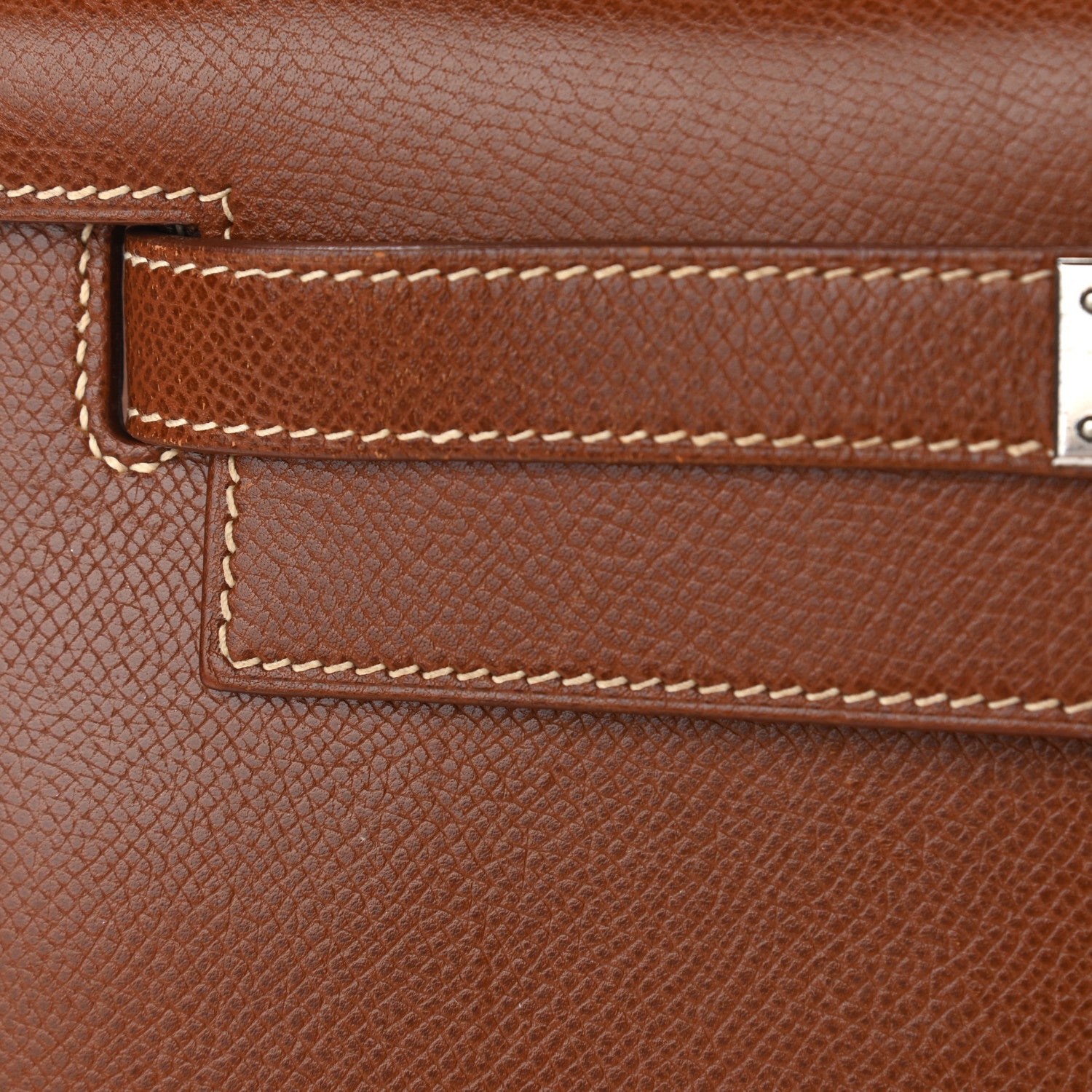 Hermes Courchevel Kelly Sellier 28 Gold 12 of 14