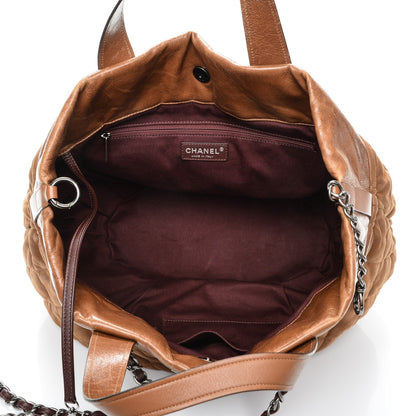 Chanel Iridescent Calfskin Large In The Mix Tote Light Brown 5 of 8
