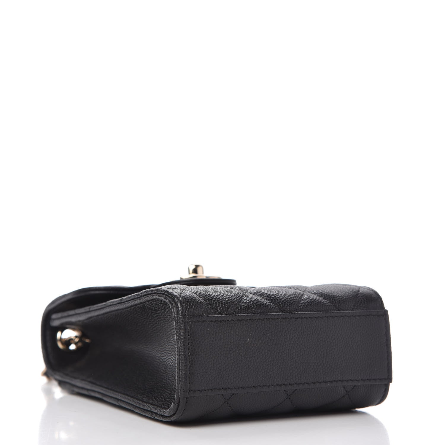 Chanel Caviar Quilted Classic Phone Holder Black 4 of 12