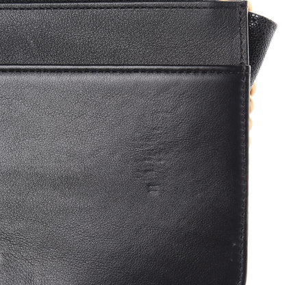 Chanel Caviar Quilted Boy Wallet On Chain WOC Black 9 of 14