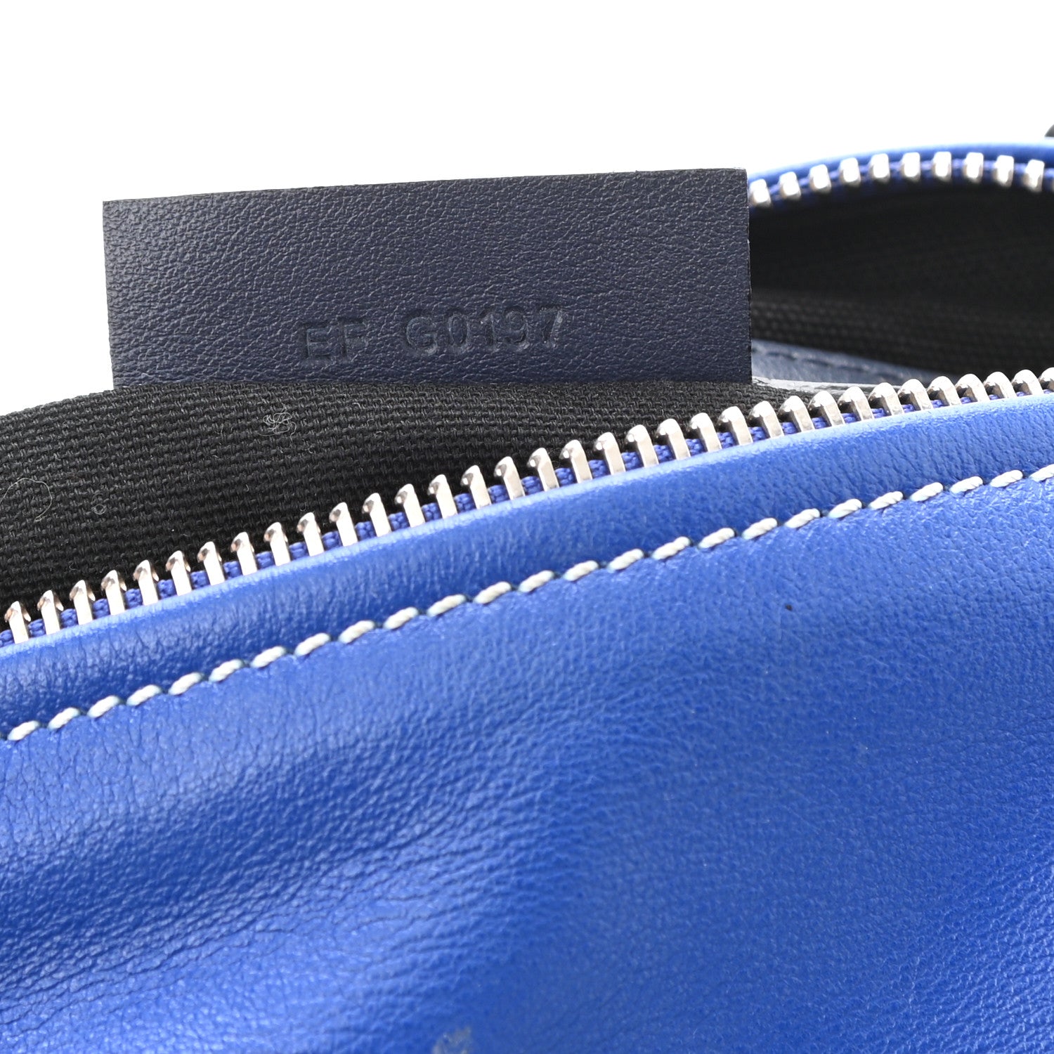 Givenchy Calfskin Small Pandora Logo Strap Blue 7 of 14