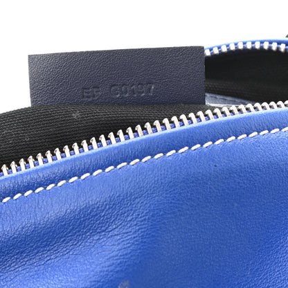 Givenchy Calfskin Small Pandora Logo Strap Blue 7 of 14