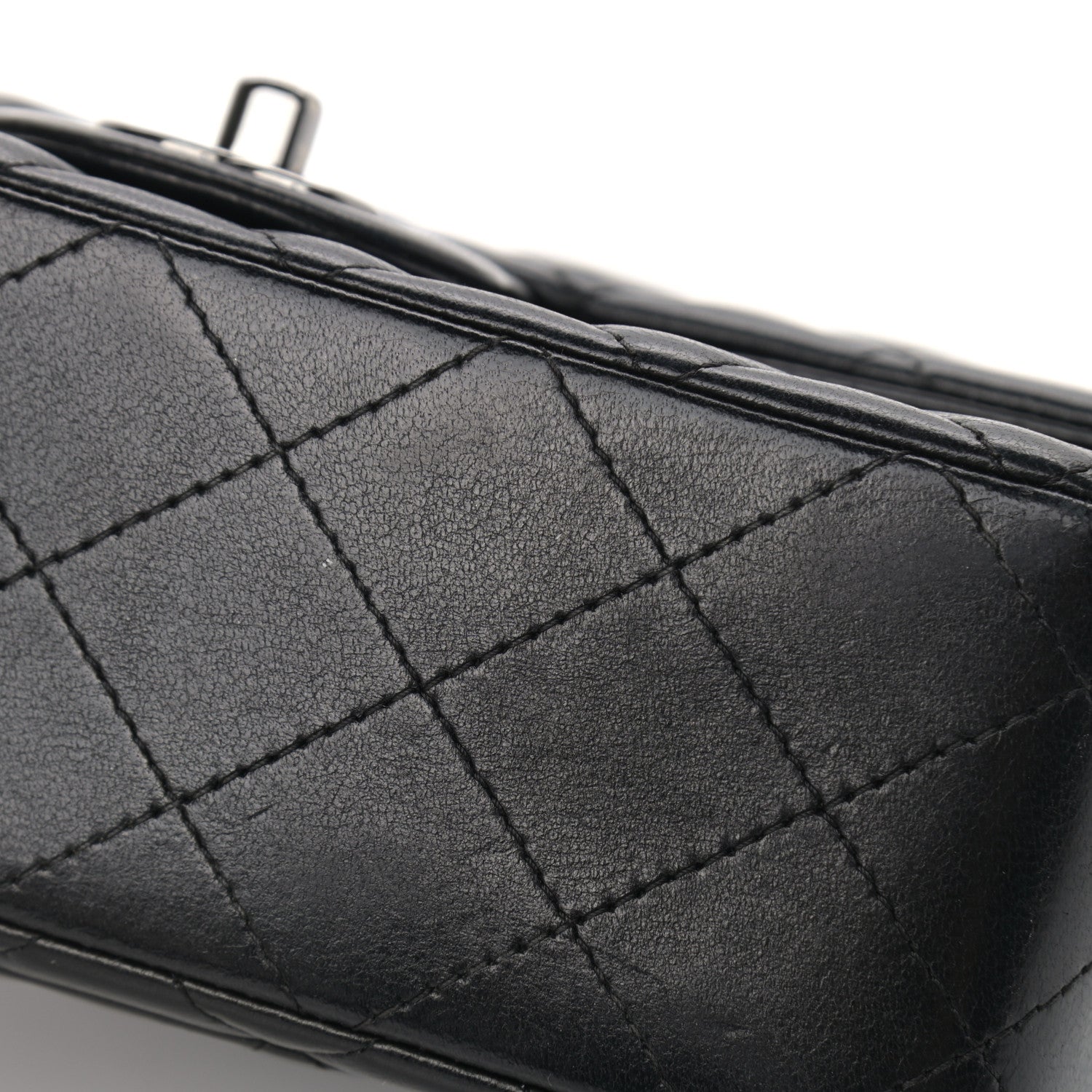 Chanel Lambskin Quilted Mini Rectangular Flap Black 10 of 12