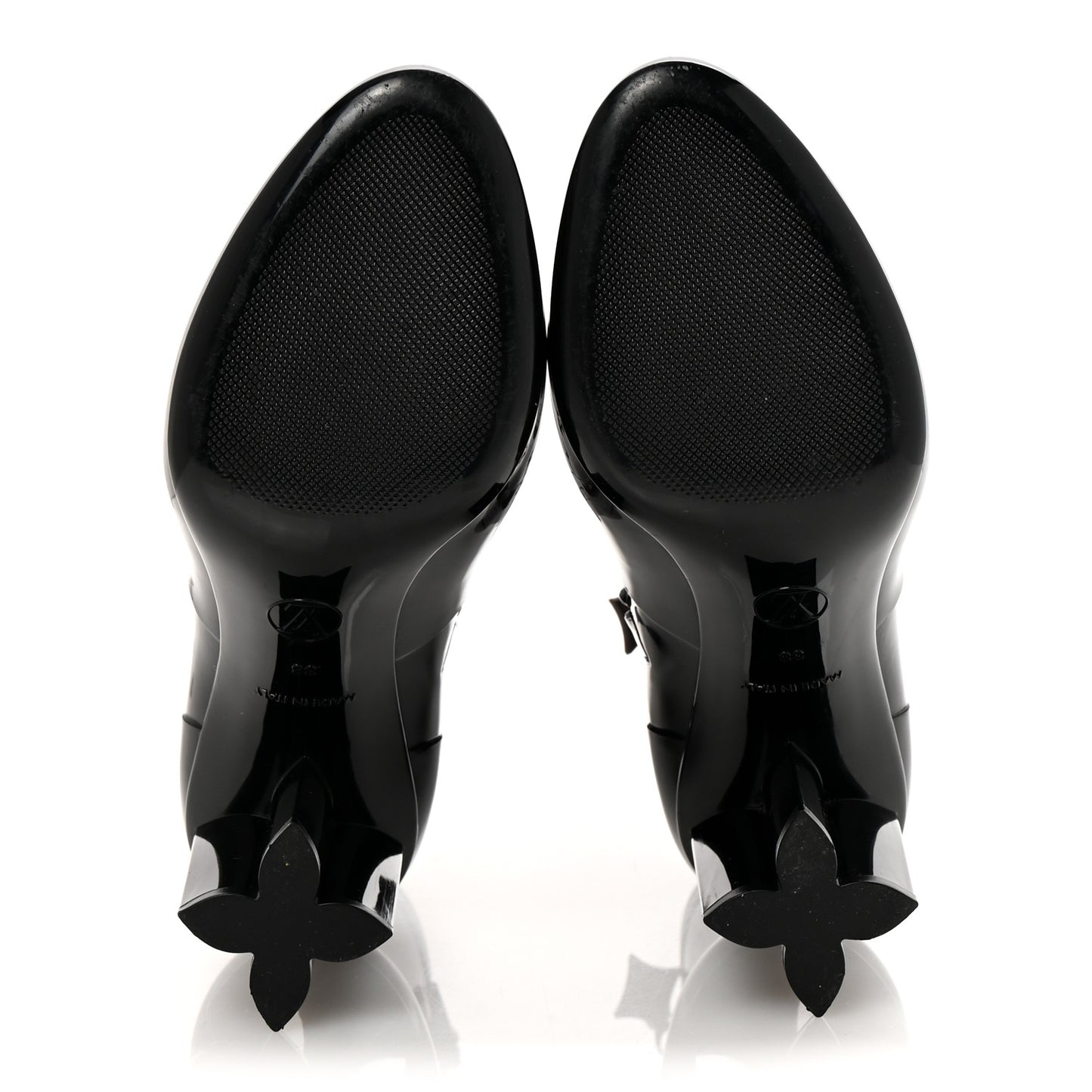 Rubber Silhouette Ankle Boots 38 Black