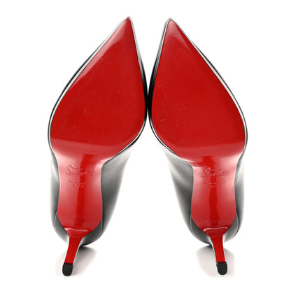 Christian Louboutin Shiny Nappa Pigalle Plato 100 Pumps 37.5 Black 9 of 19