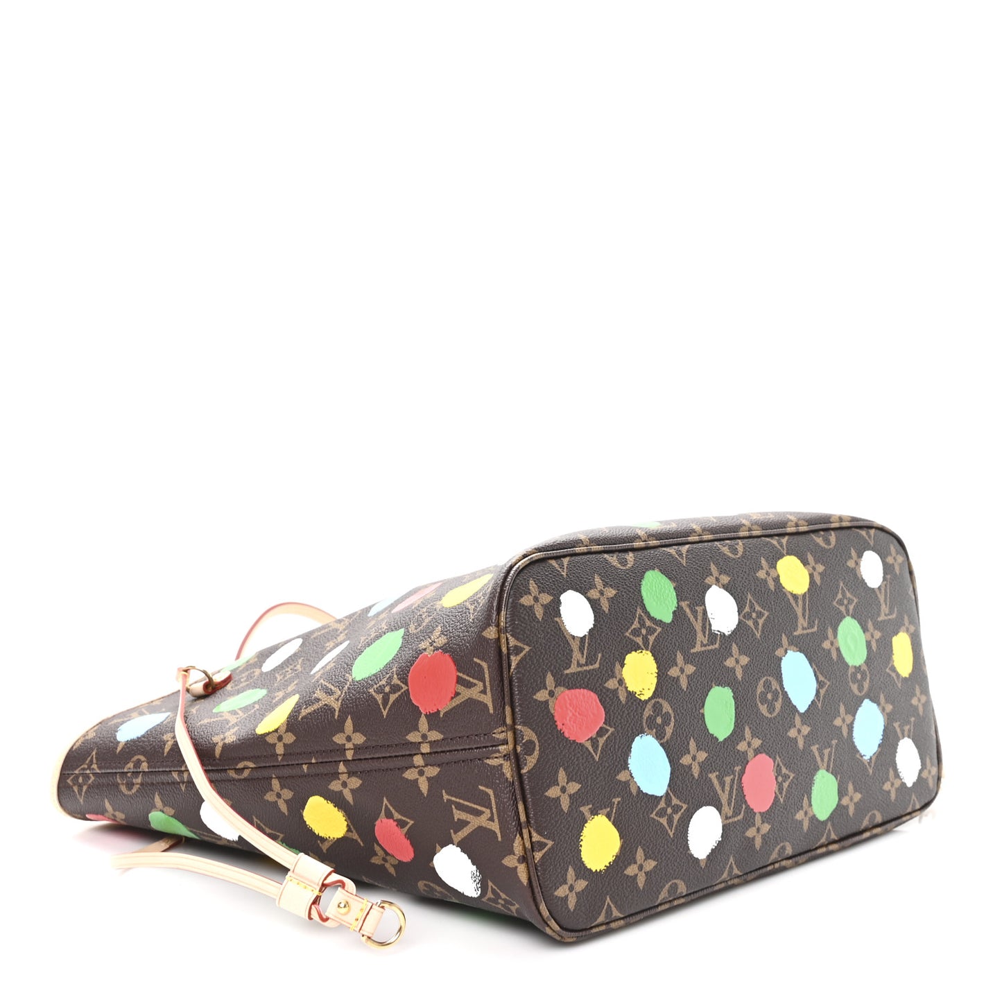 LV X YK Monogram Dots Neverfull MM
