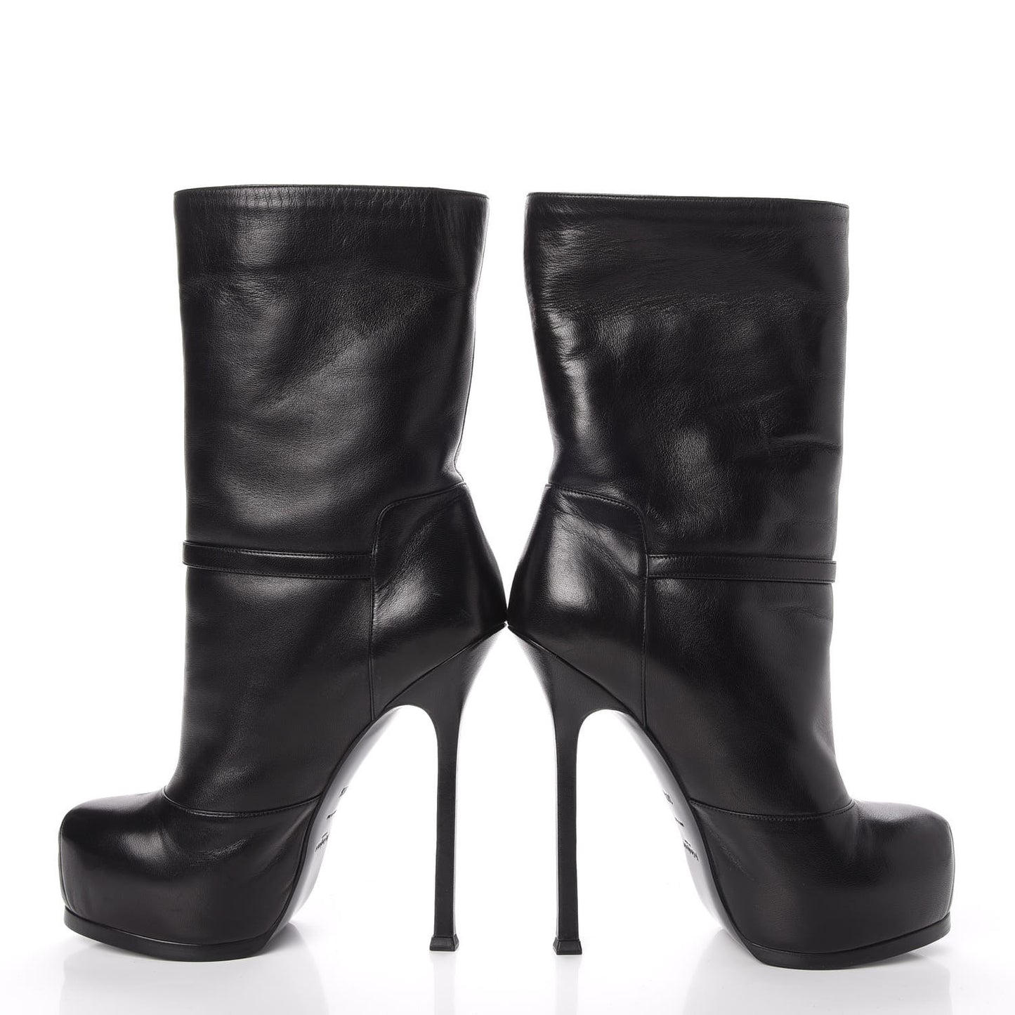 Nappa Shearling Tribtoo 105 Platform Boots Black