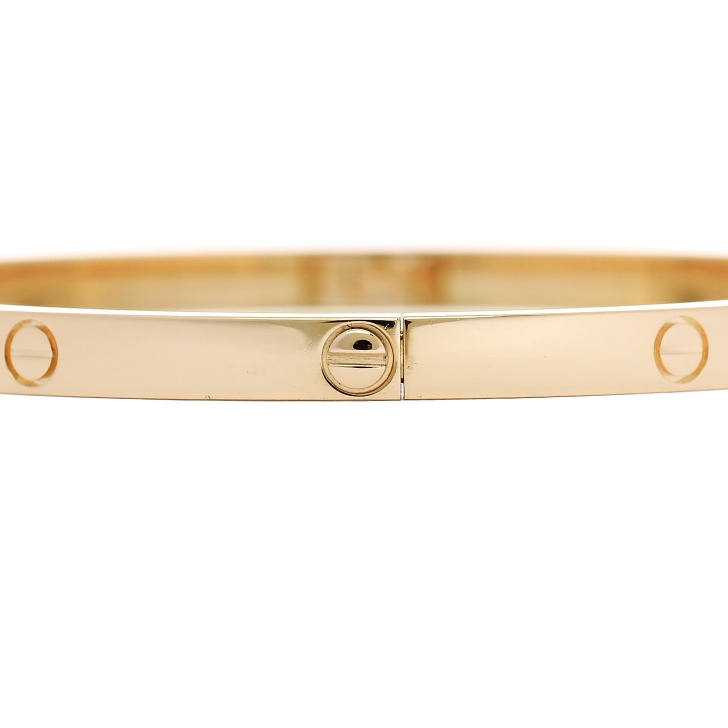 18K Yellow Gold Small LOVE Bracelet 17