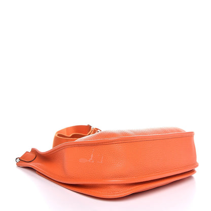 Hermes Taurillon Clemence Evelyne III PM Feu 4 of 8